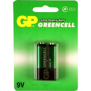 GP Greencell 9V blok blister 1