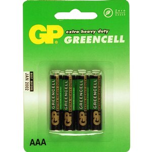 GP Greencell AAA Micro penlite blister 4