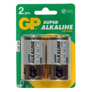 GP Super Alkaline D-Cel Mono grote staaf blister 2