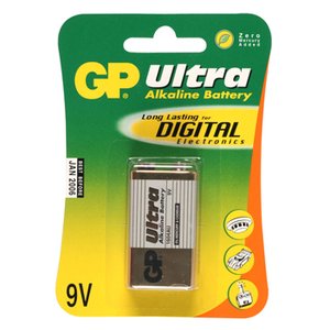GP Ultra Alkaline 9V blok blister 1