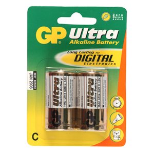 GP Ultra Alkaline C-Cel Baby kleine staaf blister 2