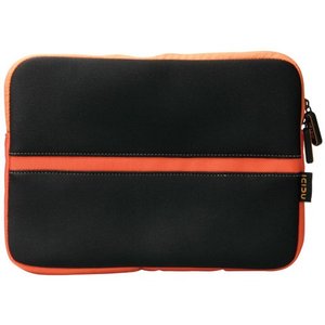 ICIDU Notebook Sleeve 10 inch, Neoprene black/orange