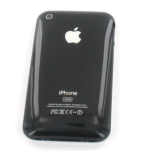iPhone 3GS Back Cover with Bezel (Black)