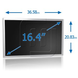 Laptop LCD Scherm 16,4 inch 1600x900 WXGA++ Glossy 16:9