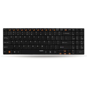 Rapoo Wireless Ultraslim E9070 Keyboard zwart