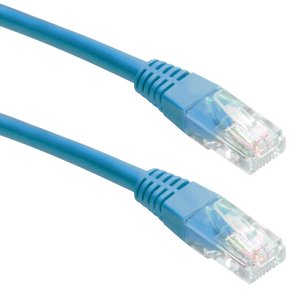 UTP Cat 6 netwerk kabel 1m Blauw voor Alle Laptops. Dekstops.Servers